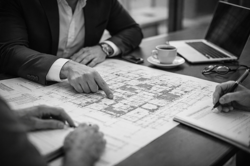 Reviewing architectural plans for off-the-plan property